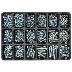 Zestaw nr 43 Śruby calowe z nakrętkami UNF 8.8 ocynkowane E-NORMpro