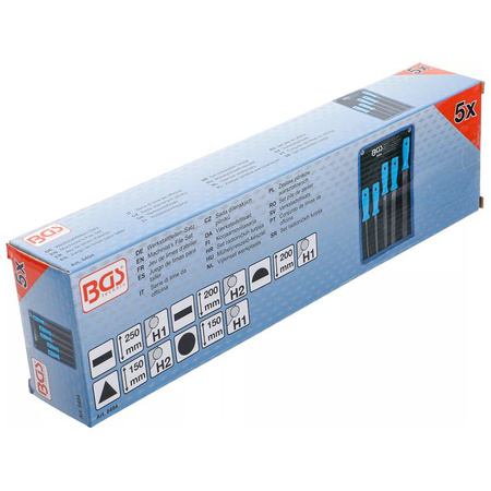 Zestaw 5 pilników warsztatowych, BGS 8494