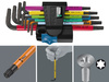 Zestaw kluczy trzpieńowych kątowych Multicolor nierdzewnych 9-częściowy Wera