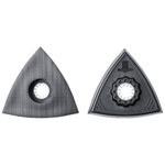 Płytka szlifierska trójkątna VE2 Starlock Ø 80 mm, 2 szt. FEIN – do papieru ściernego na rzep