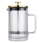 Zaparzacz tłokowy do kawy/herbaty, szkło, 0,60L, Klausberg, KB-7760