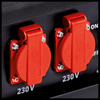 Agregat prądotwórczy benzynowy 2100 W, 15 l zbiornik, AVR, 2 gniazda 230 V, TC-PG 25/1/E5 EINHELL