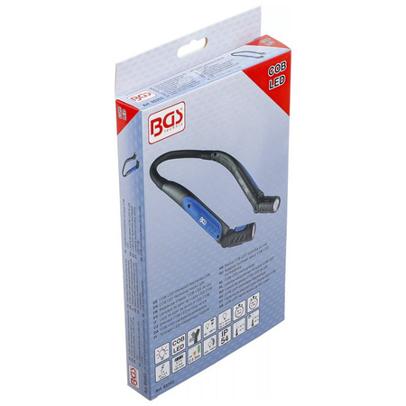 Latarka warsztatowa na szyję COB LED, BGS 85353