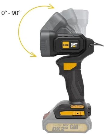 Lampa punktowa akumulatorowa 18V 160/500Lm solo bez aku. CAT DX63B