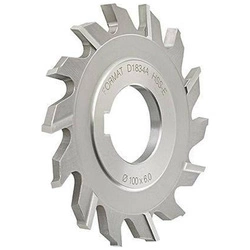 Frez tarczowy DIN885 HSSE, typ HR, kształt A, ostrza naprzemianskośne 125x8mm FORMAT