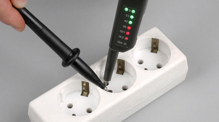 Próbnik napięcia 6-400V LED FORTIS