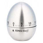 Stalowy minutnik kuchenny w kształcie jaja KINGHoff