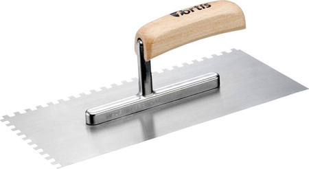 Kielnia ząbkowana 280x130mm 6x6mm FORTIS