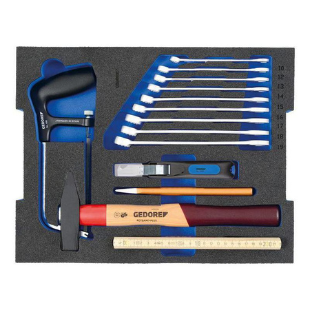 Podstawowy zestaw narzędziowy w L-BOXX 136, Gedore 1100-BASIC, 2835983