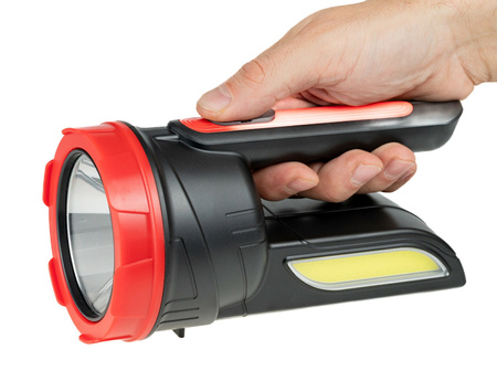 Latarka szperacz LED z akumulatorem 200 lm + 180 lm, LD212 PRO