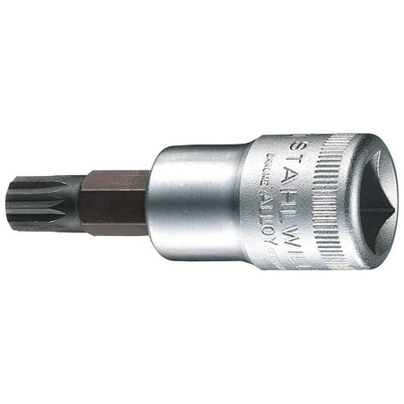 Nasadka z bitem wielozębnym XZN M10, napęd 1/2", długość 60 mm, Stahlwille