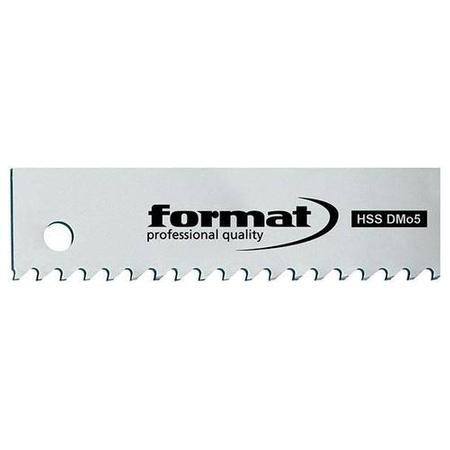 Brzeszczot maszynowy HSS 6, 6 zębów na cal 400x30x1,50mm FORMAT