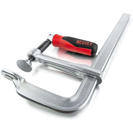 Ścisk śrubowy stolarski 600 x 120 mm stalowy ze składaną rękojeścią GZ 60-12KG Bessey