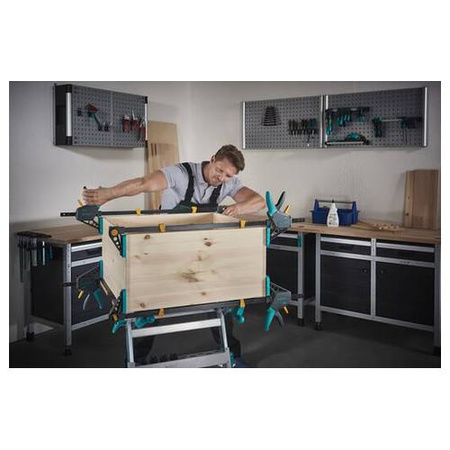 Ścisk jednoręczny wysięg 100mm siła 120kg PRO L WOLFCRAFT