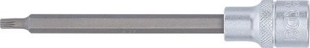 Nasadka 12,5 mm (1/2") z bitem wielokątnym M5 (do XZN), długość 140 mm, BGS 4330
