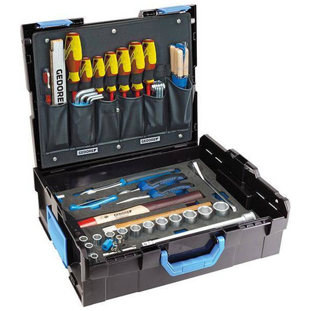 Zest.narzędzi dla rzemieslników 136 w walizce L-Boxx, 58-cz. GEDORE