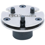 Zestaw adapterów do wciskania tłoczków hamulcowych uniwersalny z 3 sztyftami, BGS 6661-3