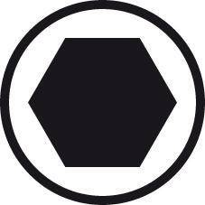 Zestaw kluczy imbusowych 1,5-6 mm w metalowym uchwycie FORTIS, zestaw 7 szt.