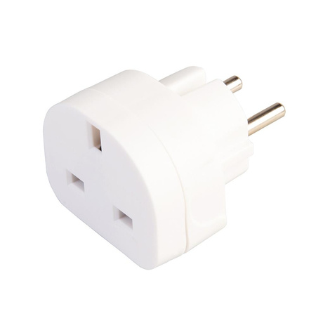 Adapter turystyczny UK-EU 230 V, 13 A, 230 V, Powermaster 171631