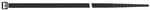 Opaska kablowa z nylonu kolor czarny 380x4,5mm 100 szt. SapiSelco
