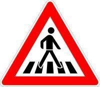 Znak drogowy 101-11 trójkąt 900mm Przejście dla pieszych