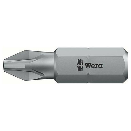 Bit krzyżakowy Pozidriv PZ1 x 25 mm ciągliwo-twardy 855/1 Z Wera