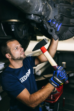 Młotek ślusarski ROTBAND-PLUS 100 g, trzonek hikorowy, Gedore 600 H-100, 8582850