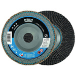 Tarcza ścierna listkowa talerzowa Ø 125 mm, ziarnistość 60, LONGLIFE C-TRIM, wygięta, Tyrolit
