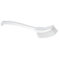 Szczotka ręczna HACCP z długą rękojeścią biała