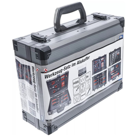 Zestaw narzędzi w walizce aluminiowej 66 szt., BGS Diy 6057