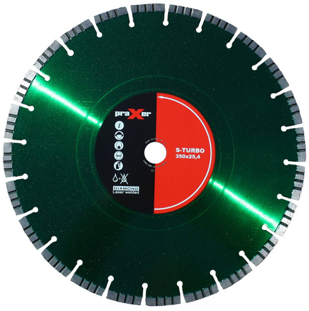 Tarcza diamentowa S-TURBO 350mm PRAXER