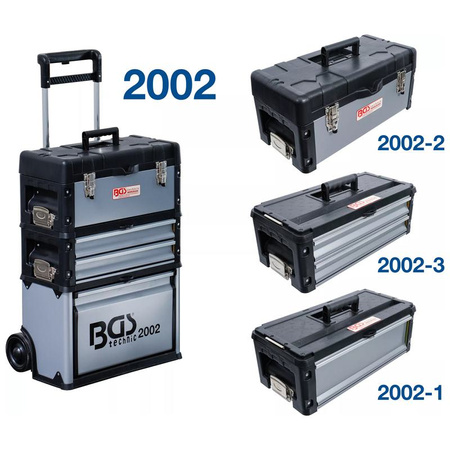 Walizka warsztatowa 3-modułowa z szufladami, BGS 2002, BGS 2002