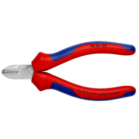 Szczypce tnące boczne dla elektromechaników 125 mm KNIPEX 76 05 125
