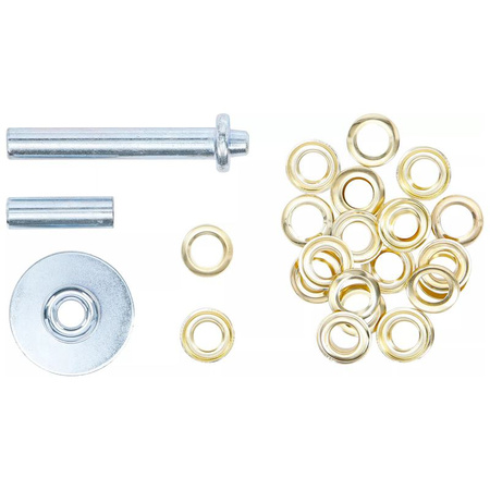 Zestaw do montażu zatrzasków, 15 szt., BGS Diy 88105