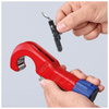 Obcinak do rur metalowych TubiX® Ø 6-35 mm, długość 180 mm KNIPEX