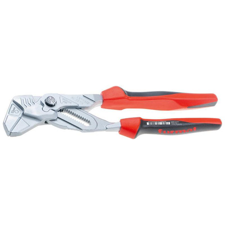 Szczypce-klucz 180mm chromowane z rękojeści 2-komponentowe FORMAT