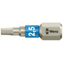 Bit imbusowy Hex-Plus 2,5 x 25 mm ze stali nierdzewnej 3840/1 TS Wera