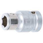 Adapter z kulką gniazdo czworokątne 12,5 mm (1/2"), napęd sześciokątny 10 mm (3/8"), BGS 290