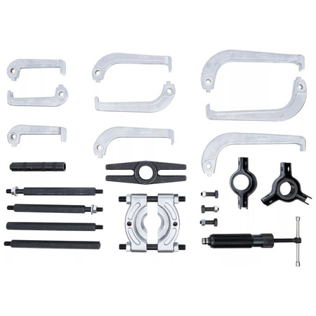 Zestaw ściągaczy hydraulicznych 10 t 25 szt., BGS 7729