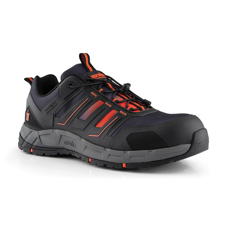 Sportowe buty ochronne Air, czarno-pomarańczowe, Rozmiar 43 (9), Scruffs T55527