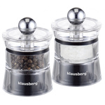 Zestaw młynków do soli i pieprzu, mały, 6 cm, Klausberg