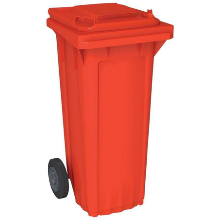 Pojemnik kosz na śmieci odpady WAVE 80L czerwony