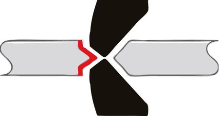 Szczypce tnące boczne dla elektroników ,główka płaska 115mm KNIPEX