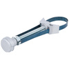 Klucz taśmowy Ø 60-105 mm do filtrów oleju stal do opasek sprężynowych aluminiowy odlew ciśnieniowy, BGS 1028