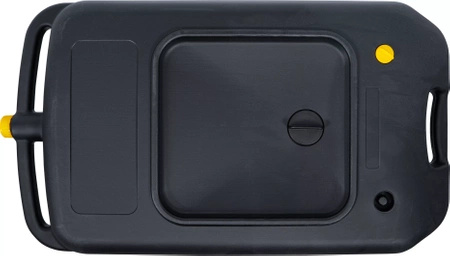 Płaski kanister 40 l na olej z wylewką na kółkach, BGS 8554