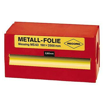 Folia metalowa, ze stali nierdzew.150x2500x0,150mm RECORD