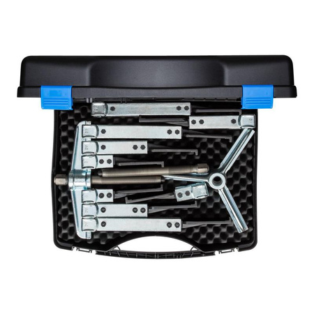 Zestaw ściągaczy z 9 hakami, o maksymalnej rozpiętości 200 mm i głębokości chwytu 150, 220 oraz 300 mm, Gedore 1.07/K-2, 1676008