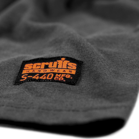 T-shirt roboczy grafitowy Worker, Rozmiar M, Scruffs T54672