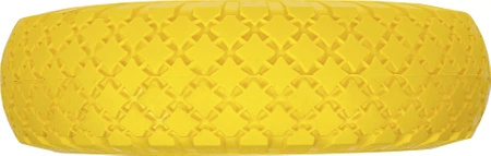 Koło do wózka transportowego PU Ø 260 mm żółto-czarne, BGS Diy 80652