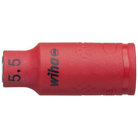 Końcówka wymienna klucza nasadowego 6-kątna 1/4" 5,5mm VDE Wiha